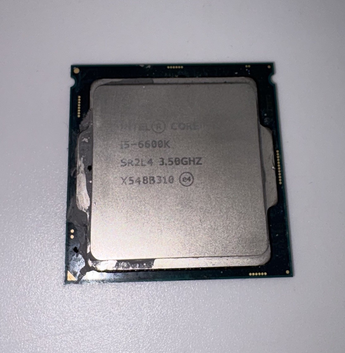 intel Core I5 6600k 3.50 GHz Quad-core CPU Processor