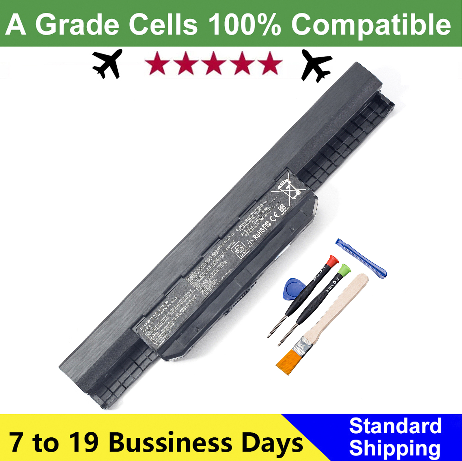 A32-K53 A42-K53 A31-K53 Laptop Battery For ASUS A43 A45 A53 A83 A84 K53 X43 49WH