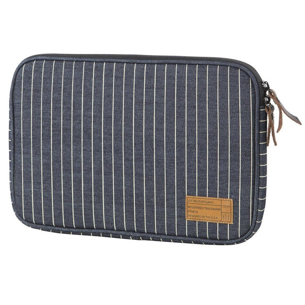 HEX Protective Sleeve Case with Rear Pocket for Microsoft Surface 3 Denim Stripe