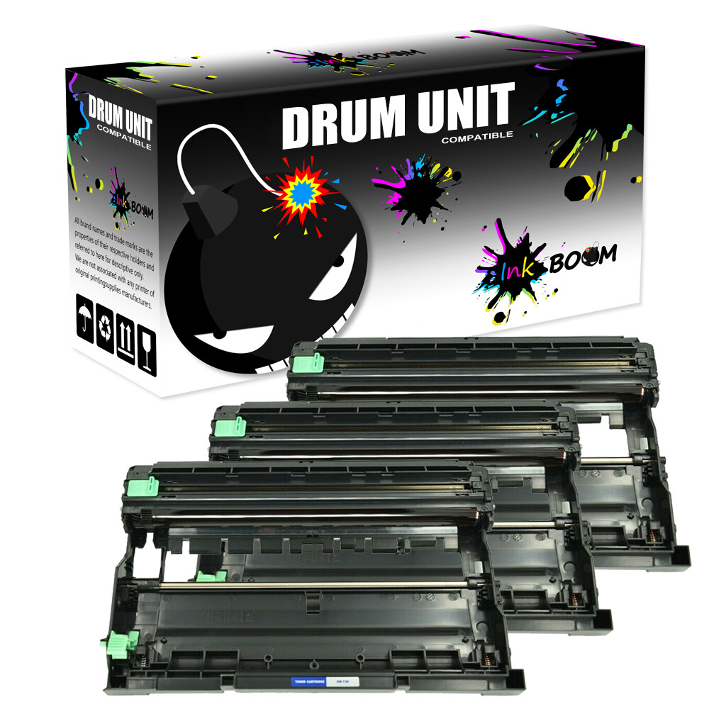 3 Drum Cartridge fit Brother DR730 DCP-L2550DW HL-L2350DW HL-L2370DW MFC-L2710DW