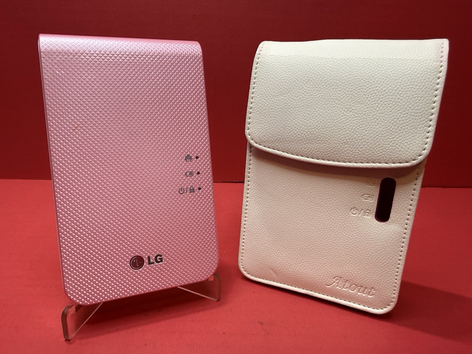 LG Pocket Photo Printer PD239 a portable LG wireless mobile photo printer & Case