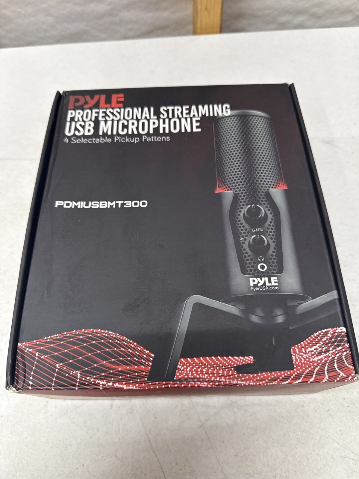 Pyle USB Computer Desktop Microphone 4 Polar Patterns & Pro Audio Recording Mic