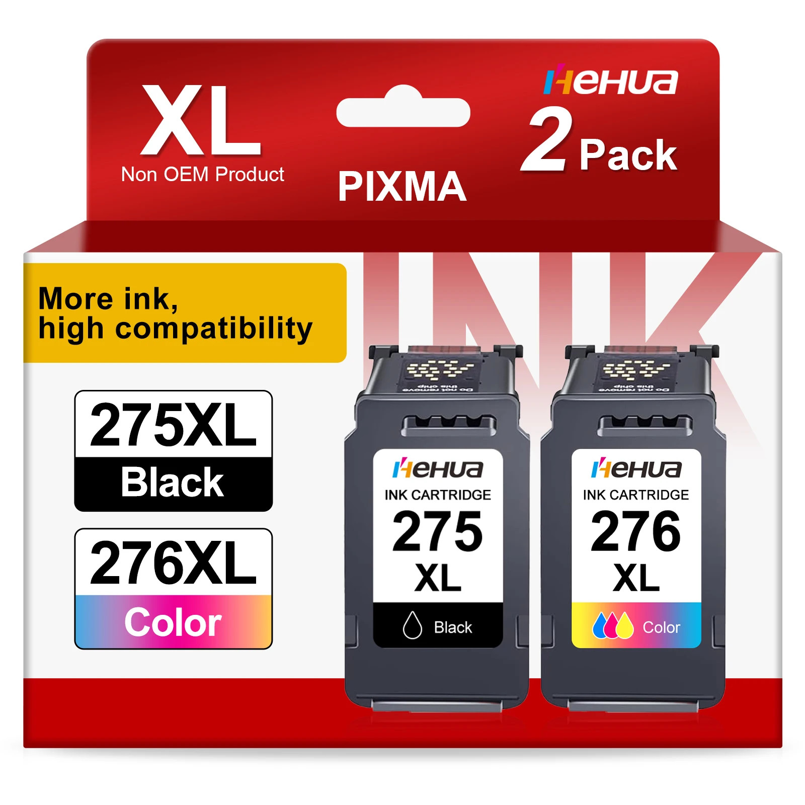 PG-275XL CL-276XL Compatible For Canon PIXMA TS3520 TS3720 TR4720 TR4722
