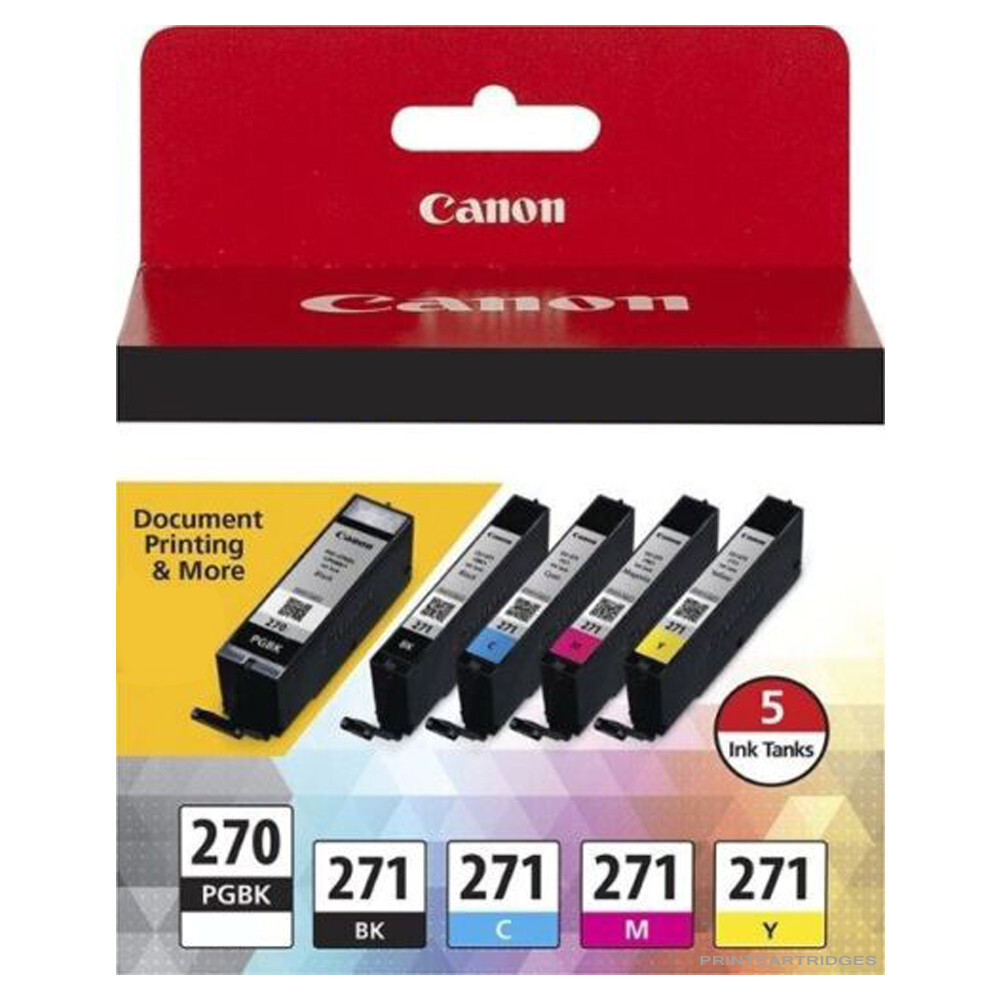 Genuine OEM Canon Printer Ink Cartridges PGI-270 & CLI-271 MG5720 MG6820 MG6822