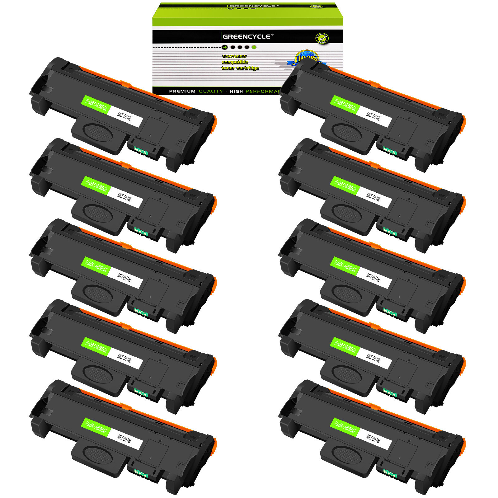 10PK MLT-D116L Toner Cartridge Fits for SAMSUNG SL-M2625 M2885FW M2835DW M2676N