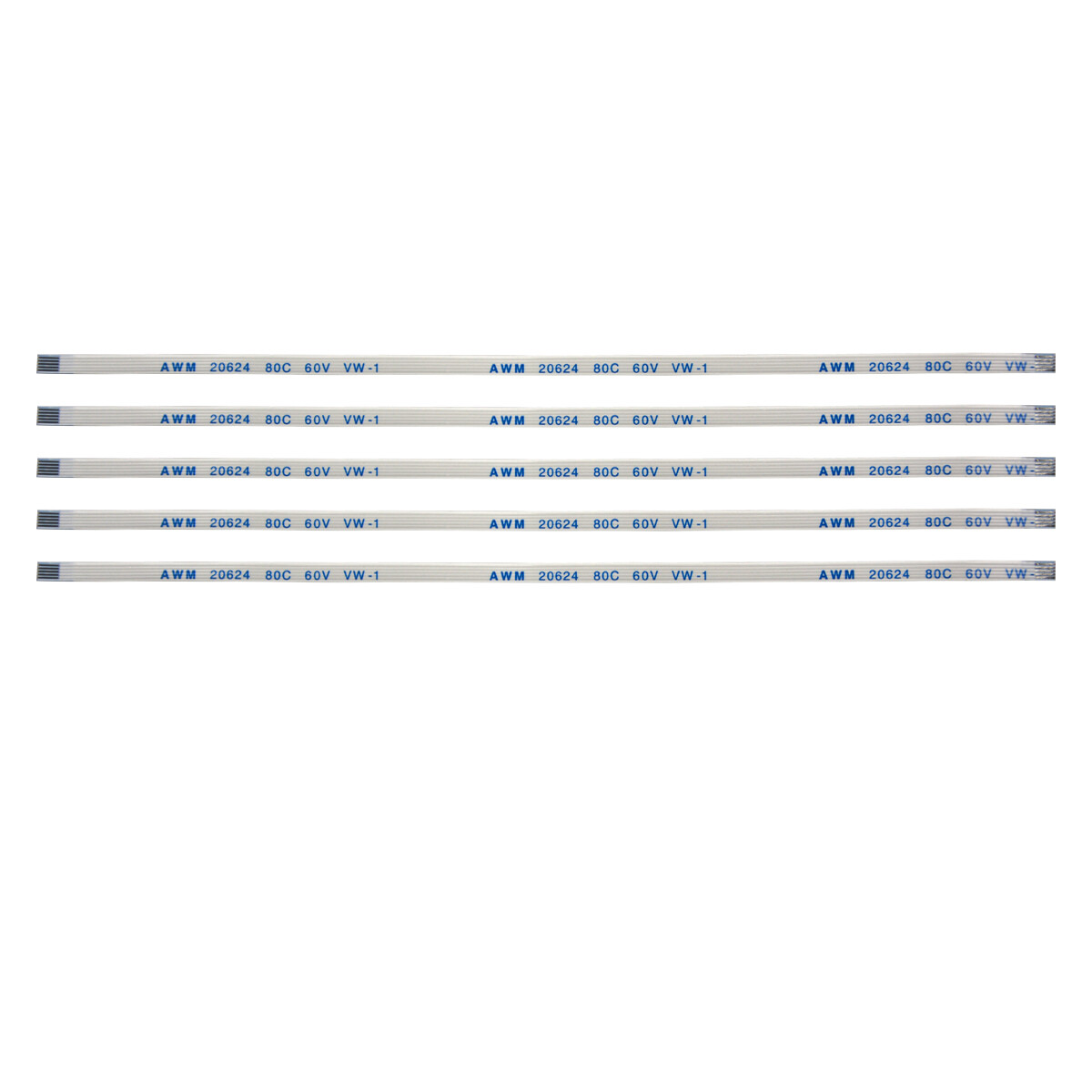 5Pin 0.5mm FFC FPC Flexible Flat Cable 40cm 50cm 60cm 70cm 80cm 100cm Type A