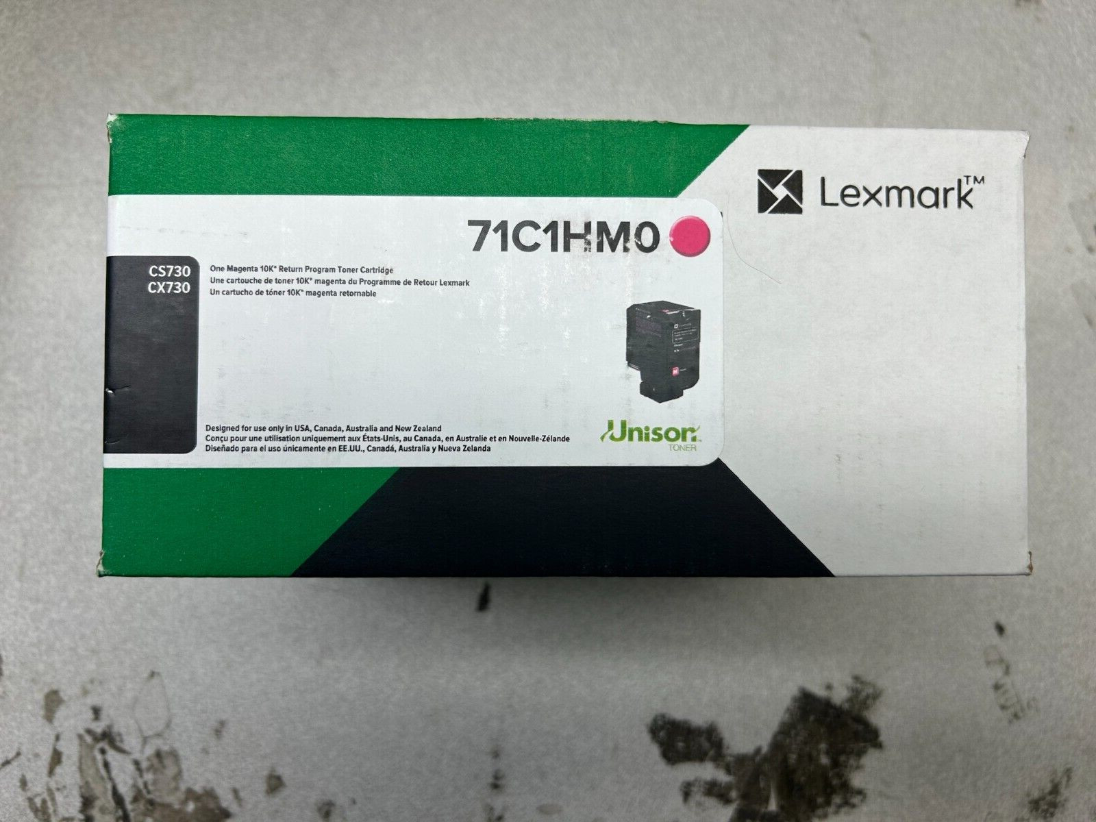 Lexmark Unison Original Laser Toner Cartridge Magenta Pack 71C1HM0
