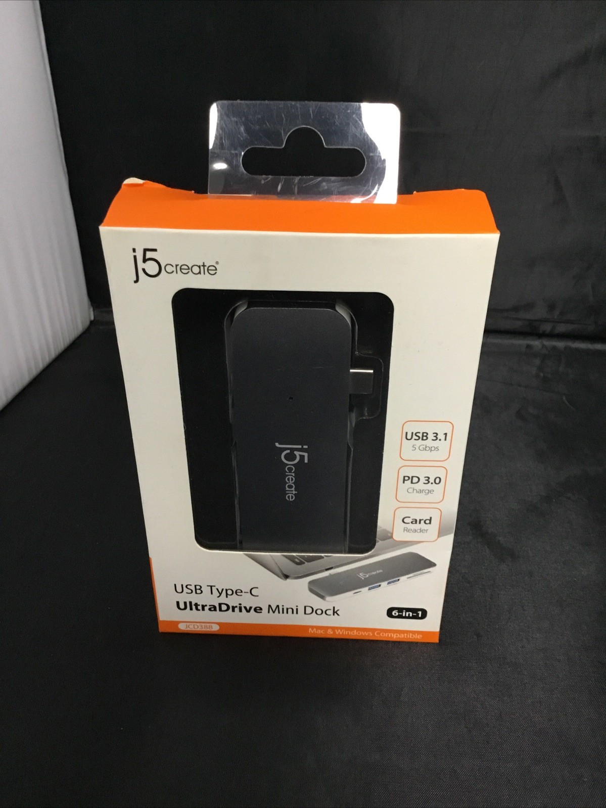 GENUINE J5 CREATE USB Type-C ULTRA DRIVE MINI DOCK JCD388 BRAND NEW SEALED