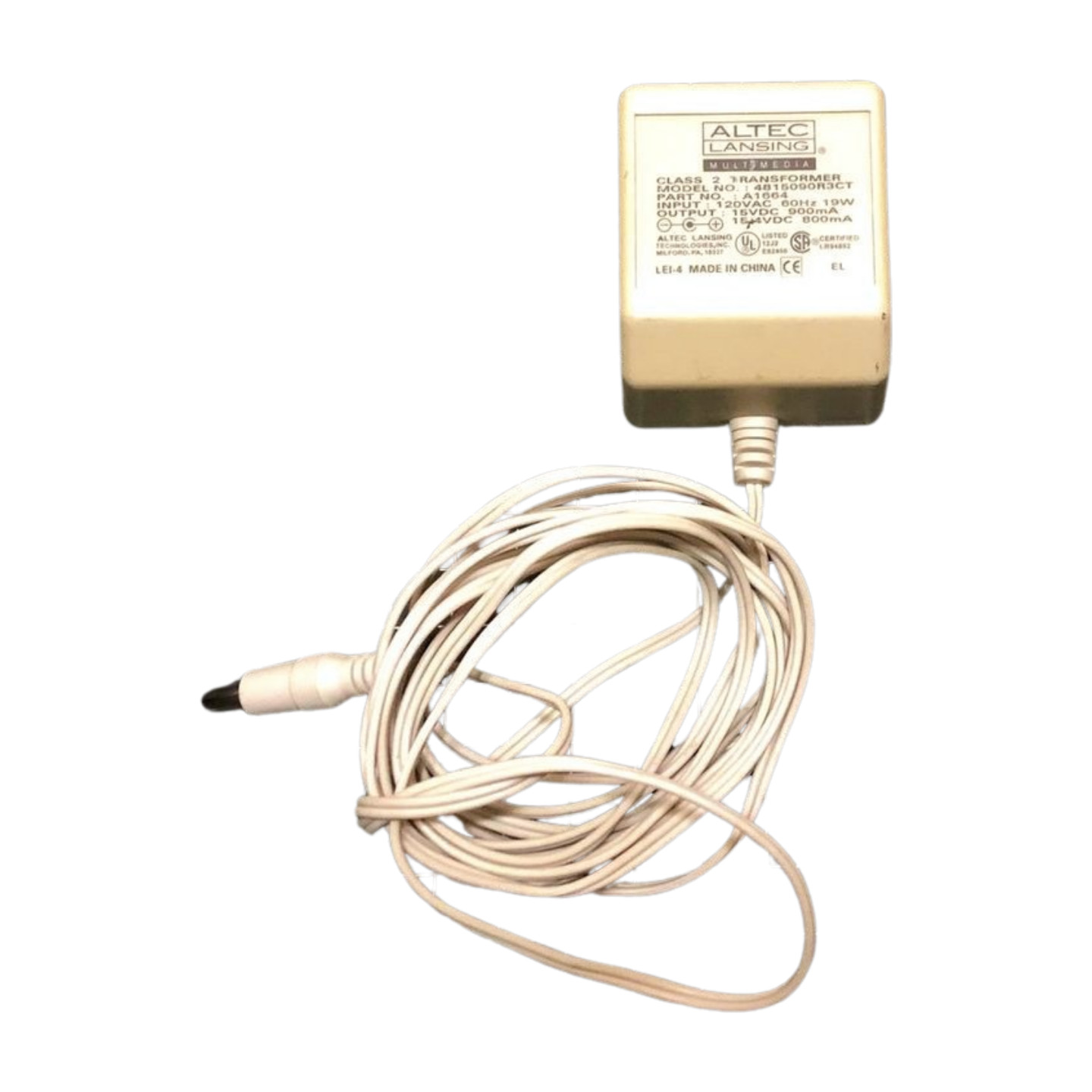 OEM Altec Lansing 4815090R3CT Multimedia 19W AC Adapter Replacement Power Supply