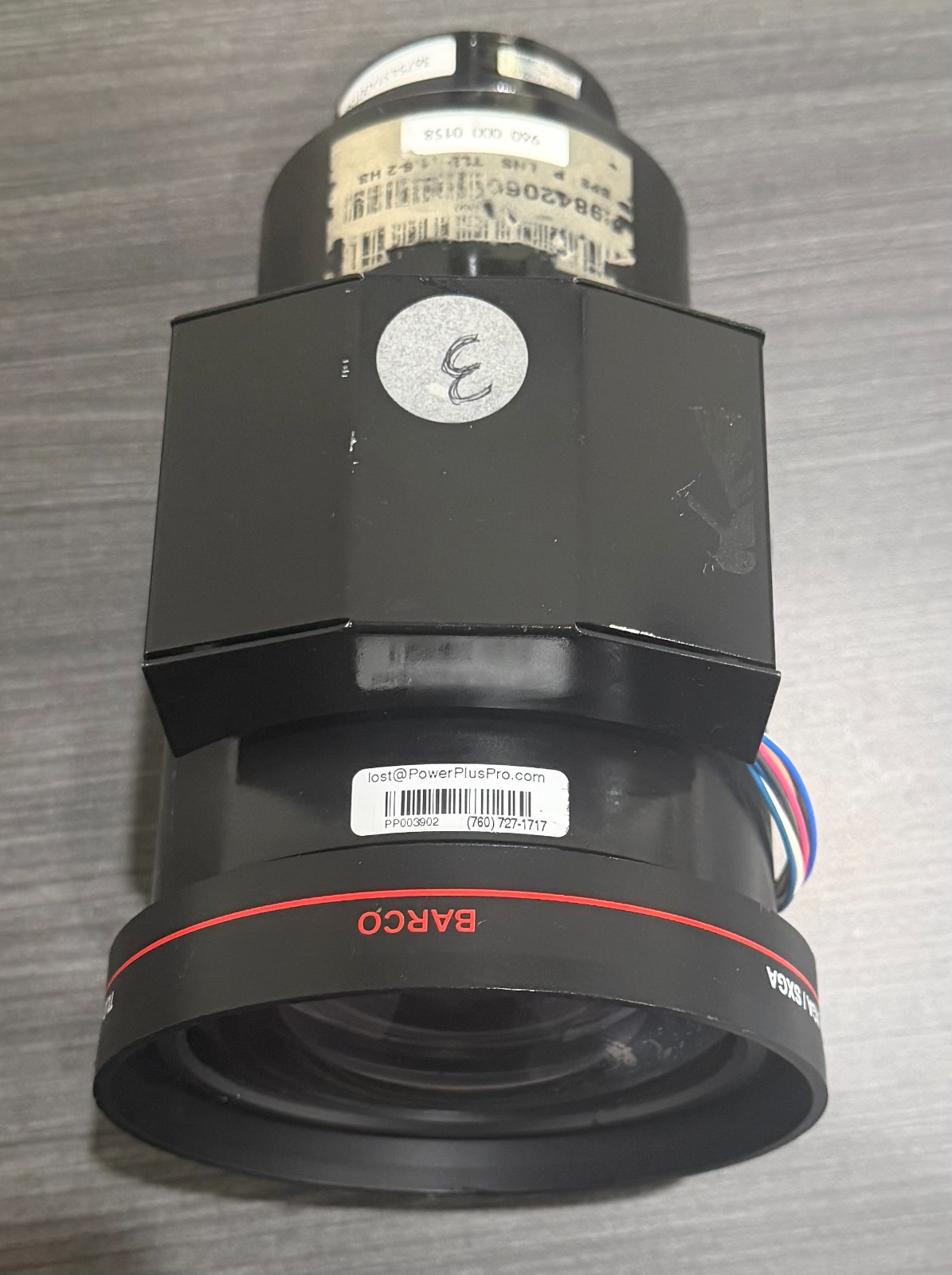 Barco R9842060 DLP TLD HB Zoom (1.6-2.0) Lens w/ Pelican Case