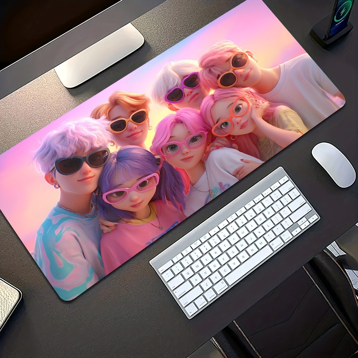 A Vibrant, Non-Slip, And Durable Mouse Pad That Is Washable - Suitable for PC