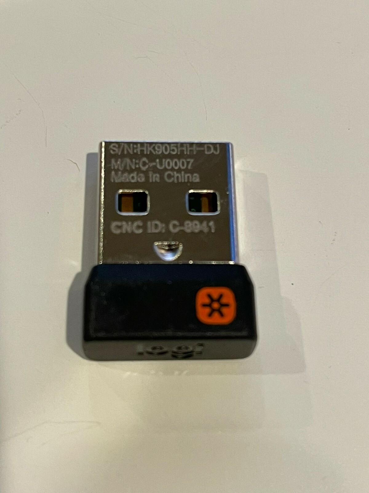 Logitech USB Unifying Receiver dongle Model C-U0007 TESTED