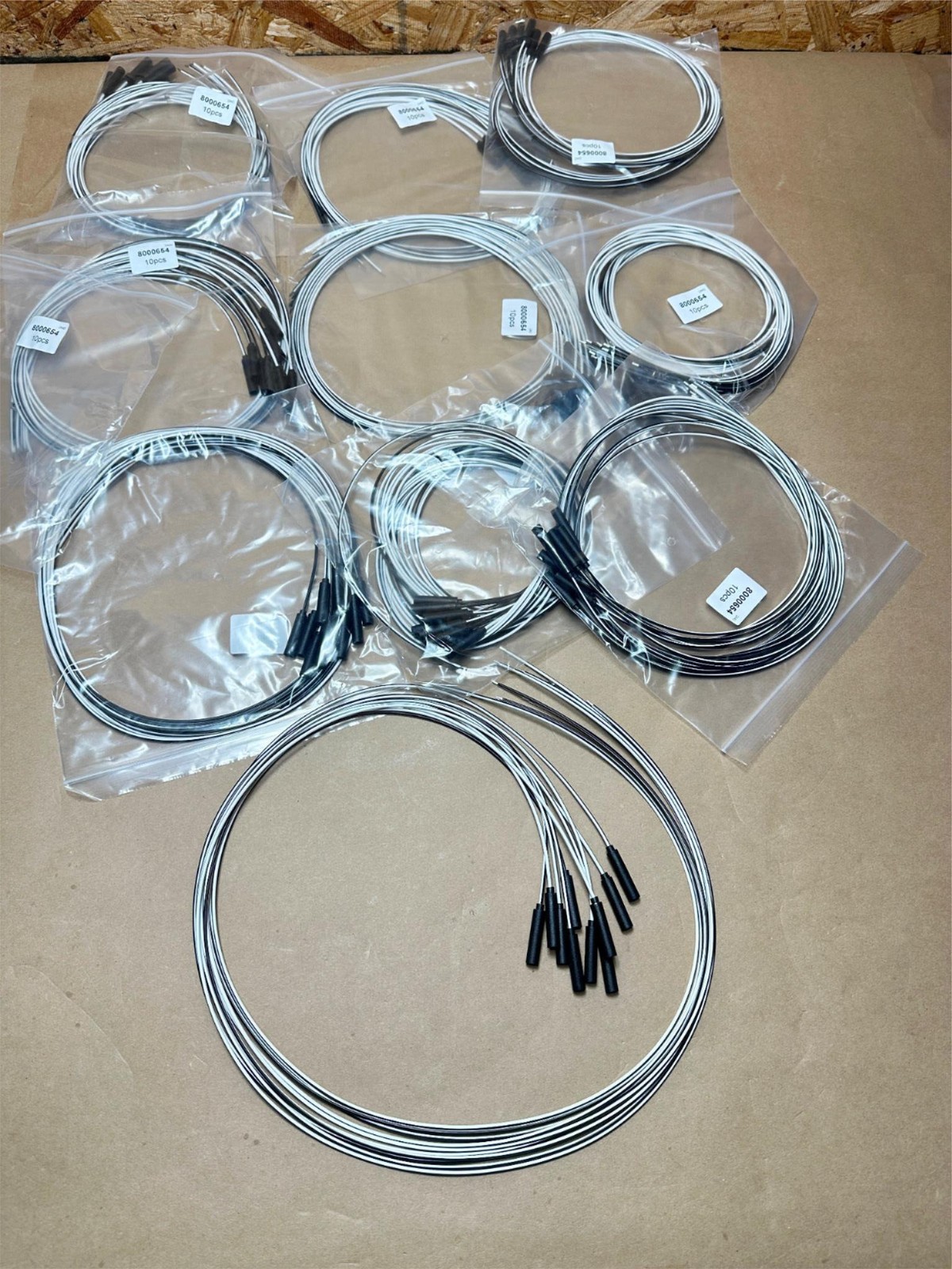 100x Pack Lot 20" Wire Pigtail w/ Connector End 8000654