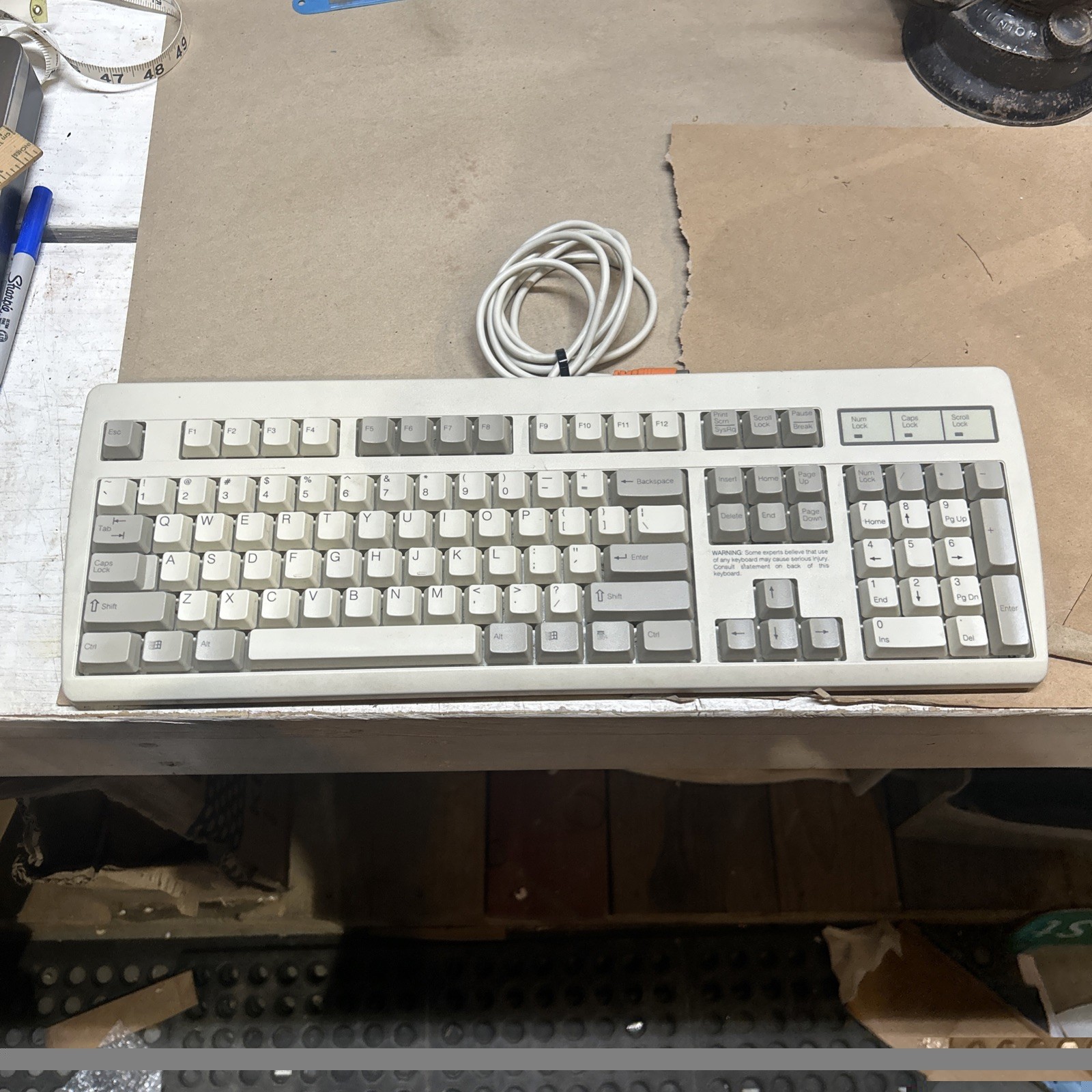 NMB Technologies Wired Keyboard Model RT2258TW Untested