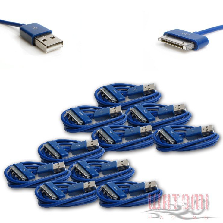 10X 6FT USB 30PIN BLUE CABLE DATA CHARGER FOR GALAXY TAB 7.0 PLUS 8.9 10.1
