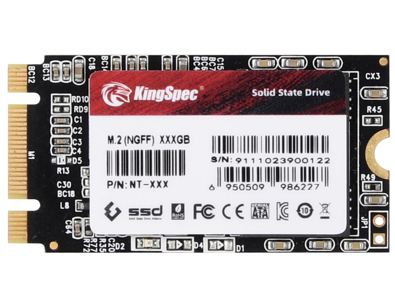 KingSpec M.2 SATA 2242 SSD Internal Solid State Drive 1TB ROM High-Performance