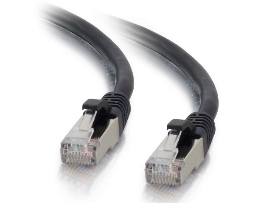 C2G 6FT CAT6 SNAGLESS STP CABLE Black 813
