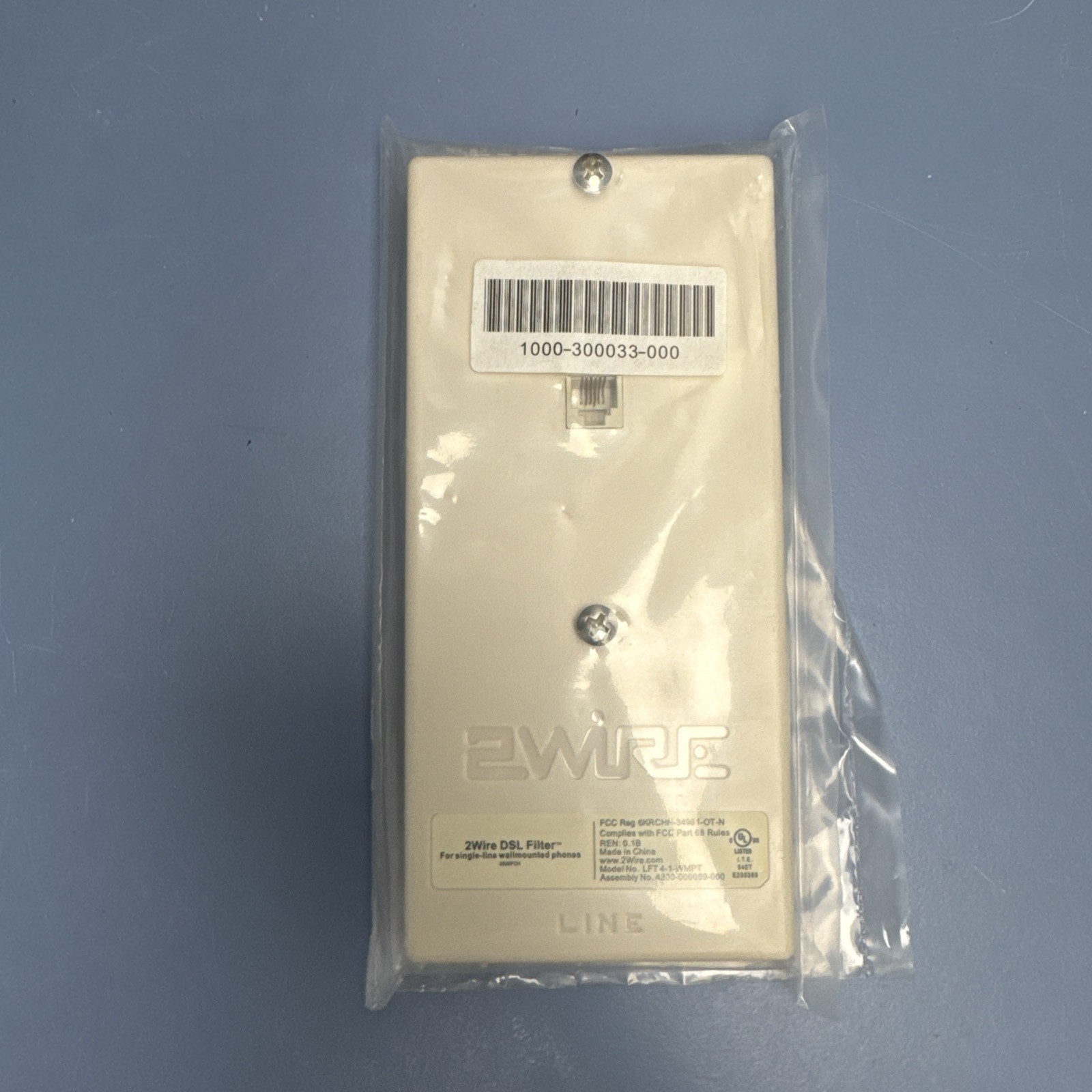2Wire (LFT4-2-WM) DSL Filter For Single-Line Wall-Mount Phone
