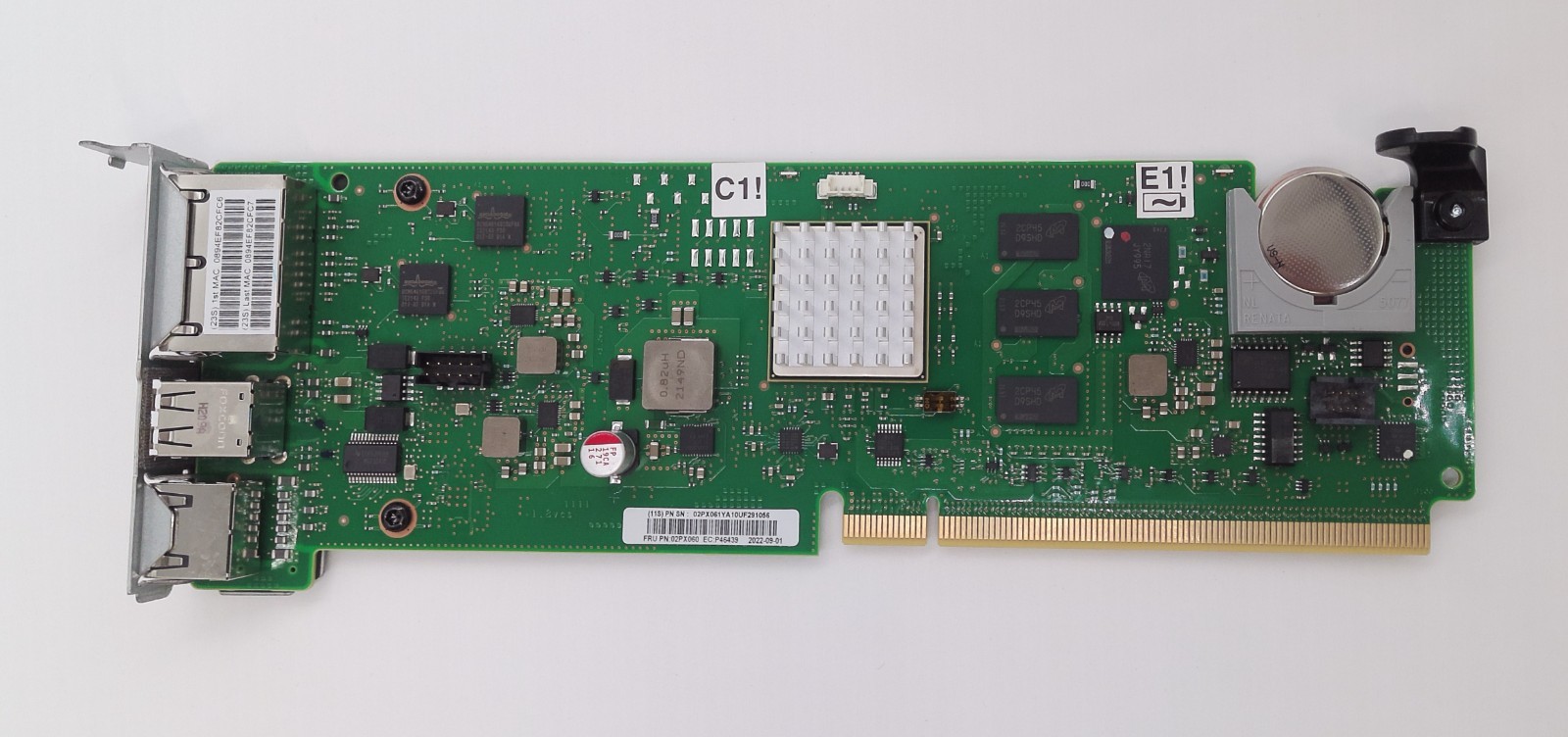 IBM 02PX060 2DEA Flex Service Processor Card - USED