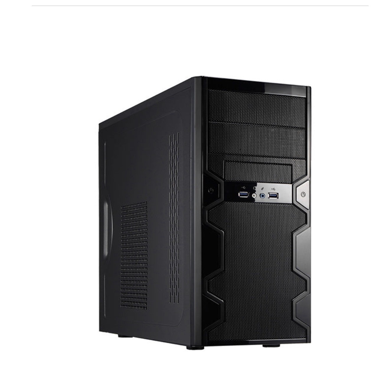 Apex TX-606-U3 Micro ATX Mini Tower Computer Case Allied 300W PSU USB 3.0 Black
