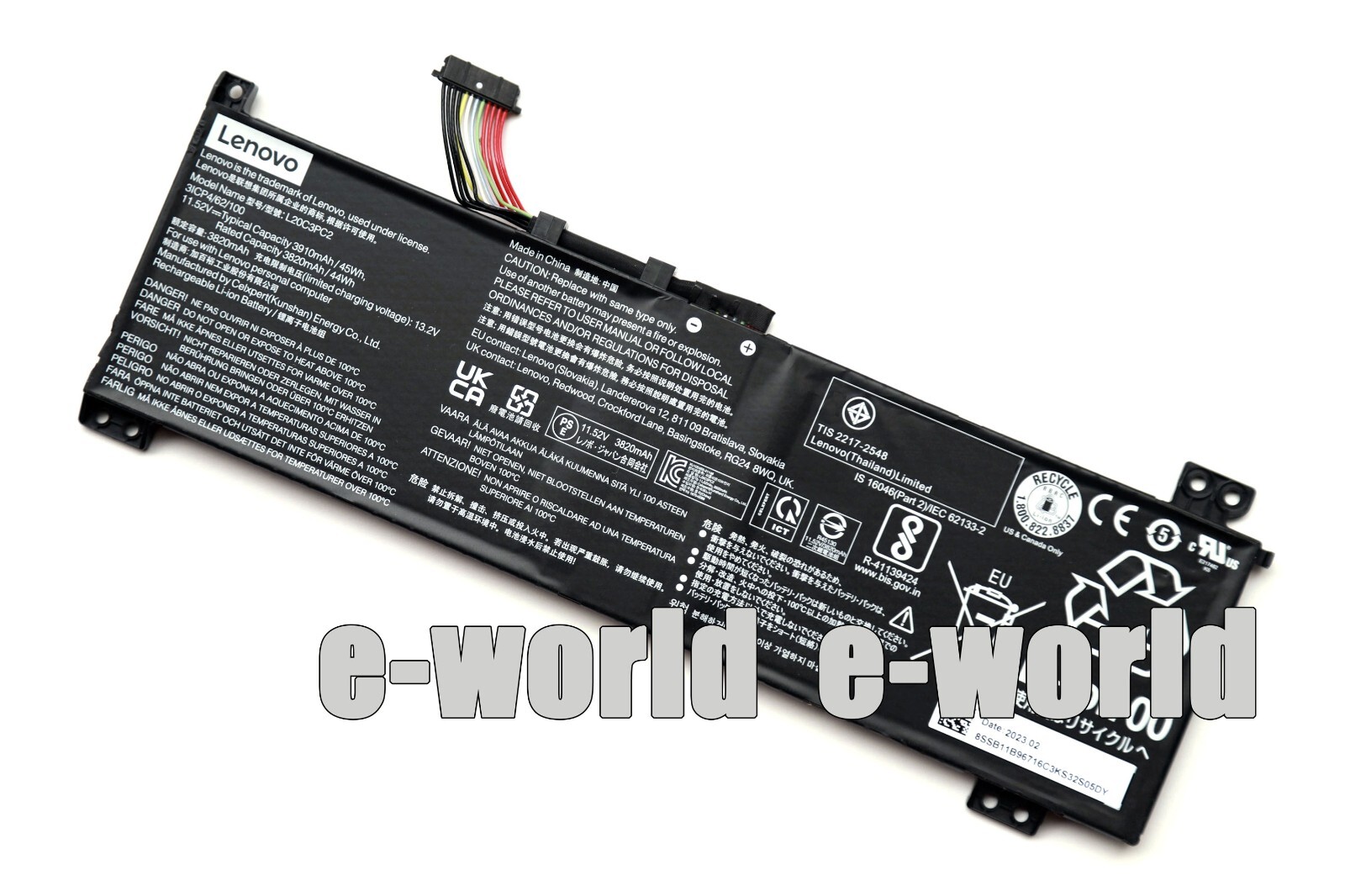 Genuine L20C3PC2 L20M3PC2 Battery for Lenovo Ideapad Gaming 3-15ACH6 3-15IHU6