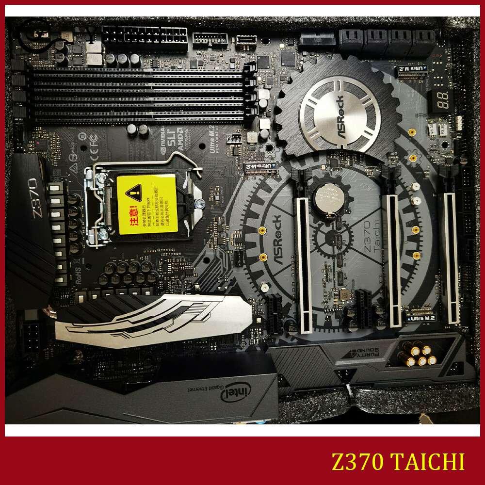 FOR ASROCK Z370 TAICHI DDR4 *2 LGA 1151 64GB HDMI DisplayPort 1.2 Motherboard