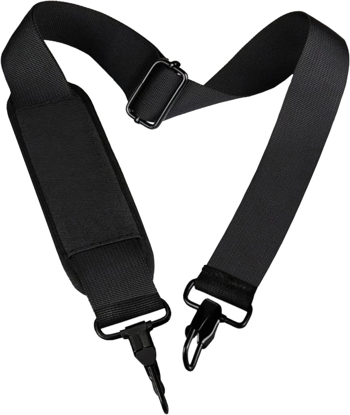 Universal Replacement Laptop Shoulder Strap, Durable 55" Adjustable Black