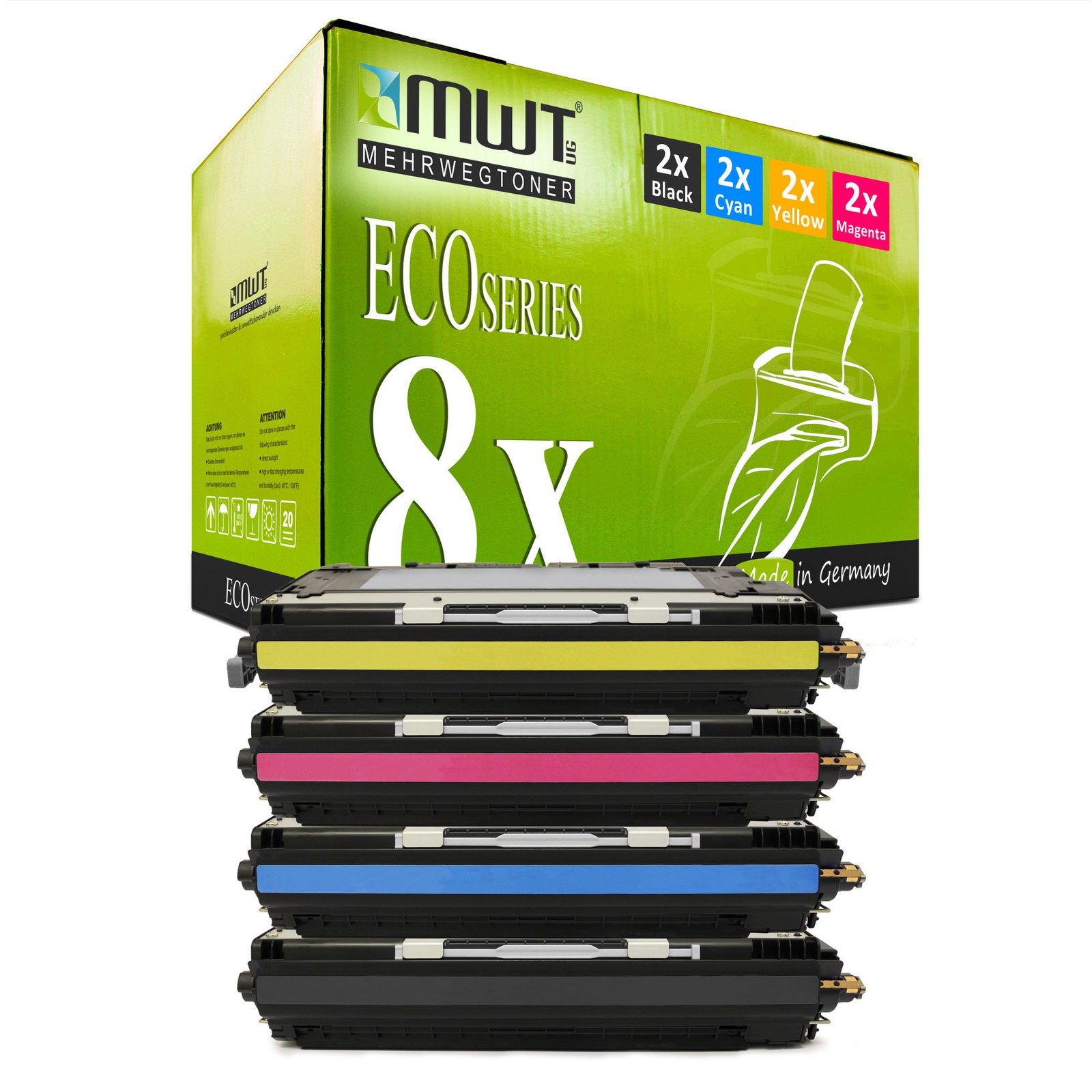 8x MWT ECO Compatible Toner for HP Color LaserJet 3500-N 3550-N