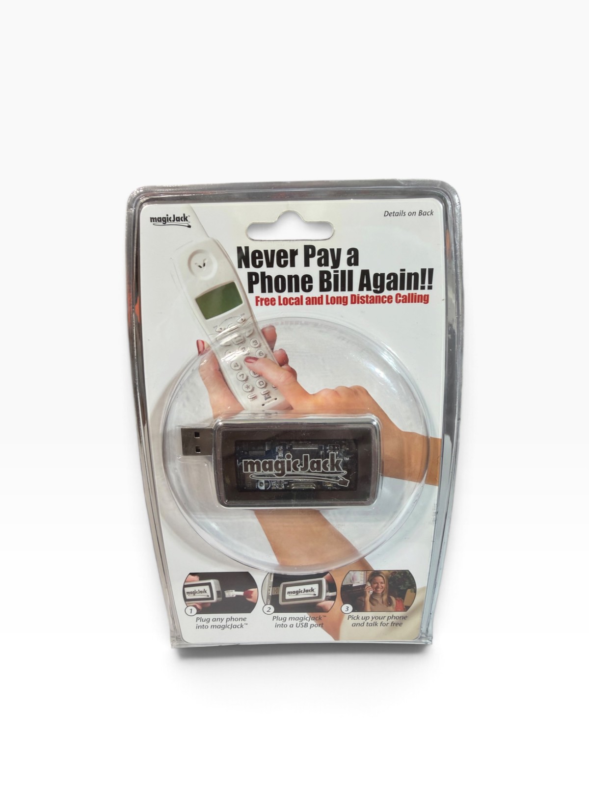 magicJack USB VoIP Internet Home Telephone Adapter