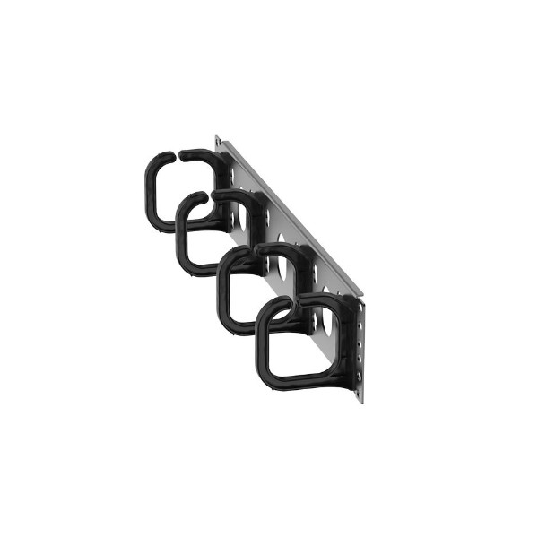Panduit CMPHF2 Horizontal Single-Sided Manager Steel 2RU 3.4 in. Depth Black