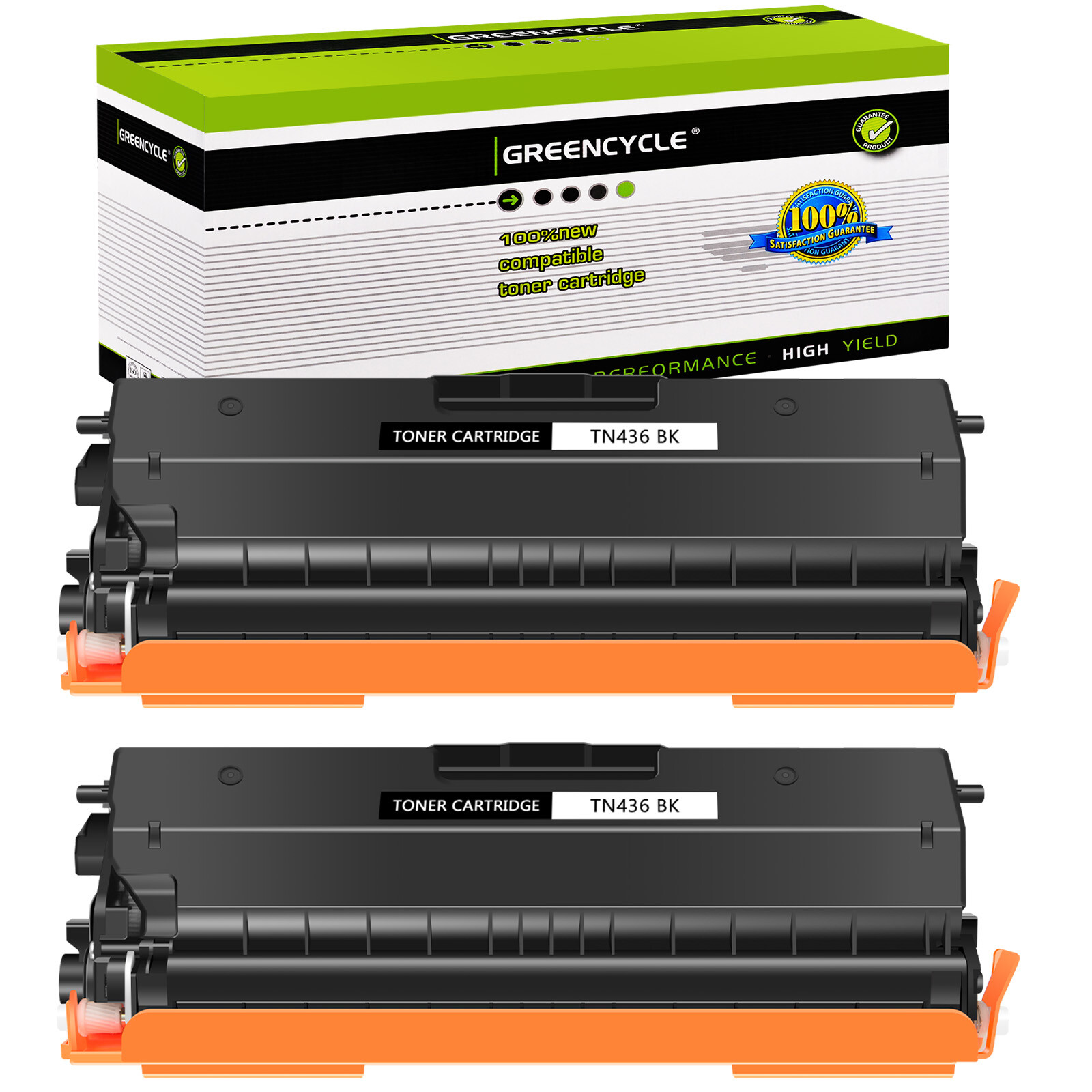 2 Pack TN436 Toner Cartridge TN433 For Brother MFC-L8900CDW L9570CDW HL-L8360CDW