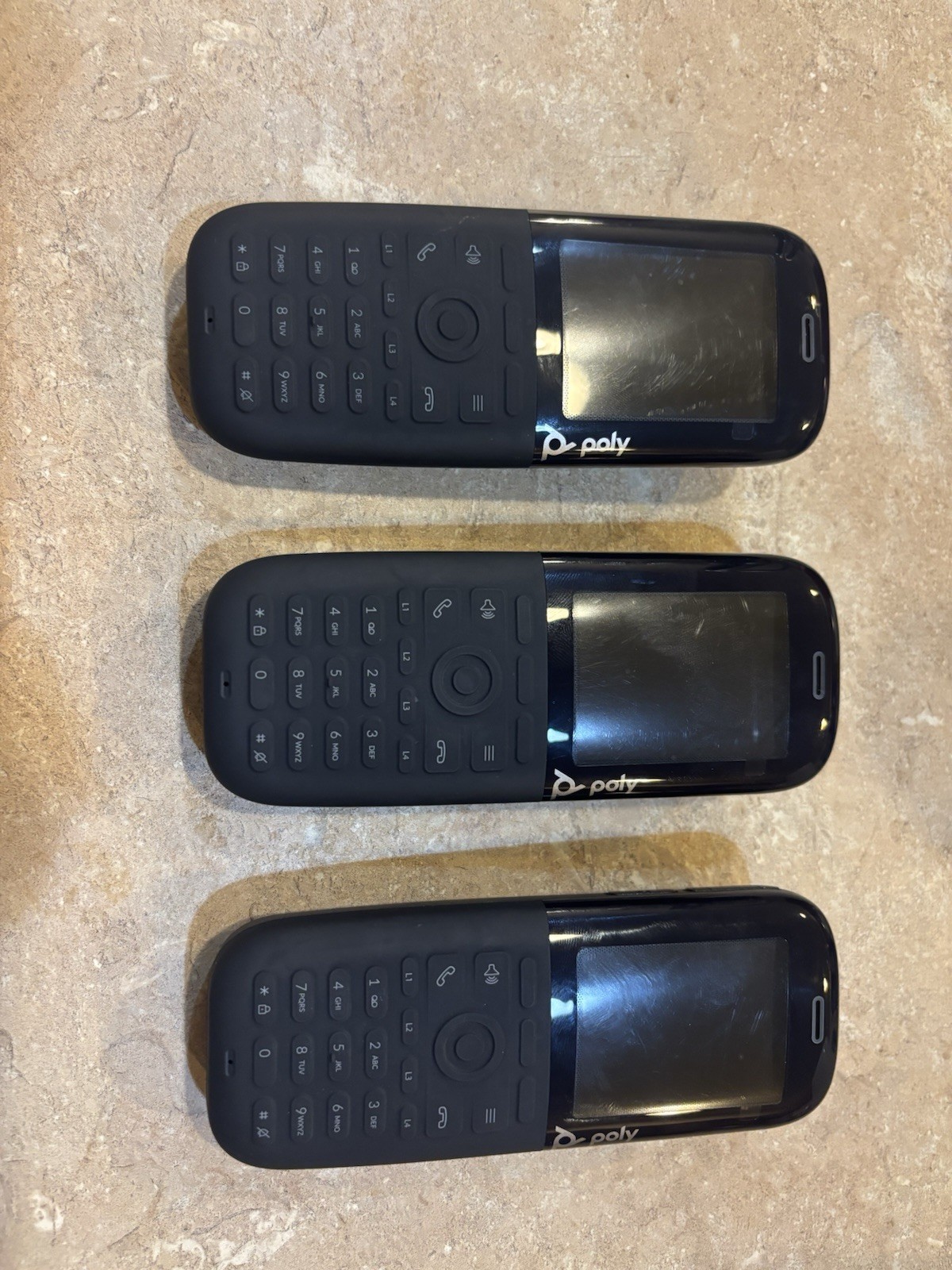 Poly Rove 30 DECT IP Wireless Phone Handsets- 3 Pack