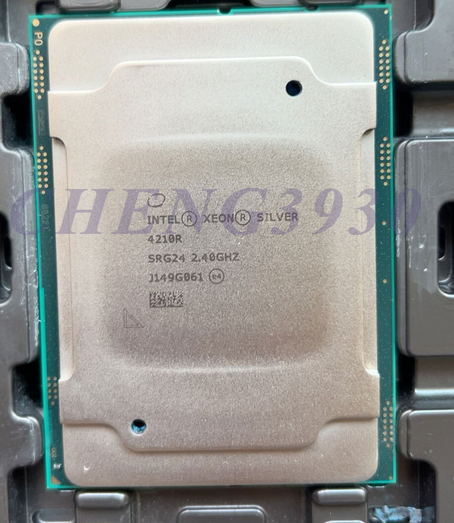 Intel Xeon Silver 4210R SRG24  10Core 20Thread 2.4GHz 100W LGA3647 CPU processor