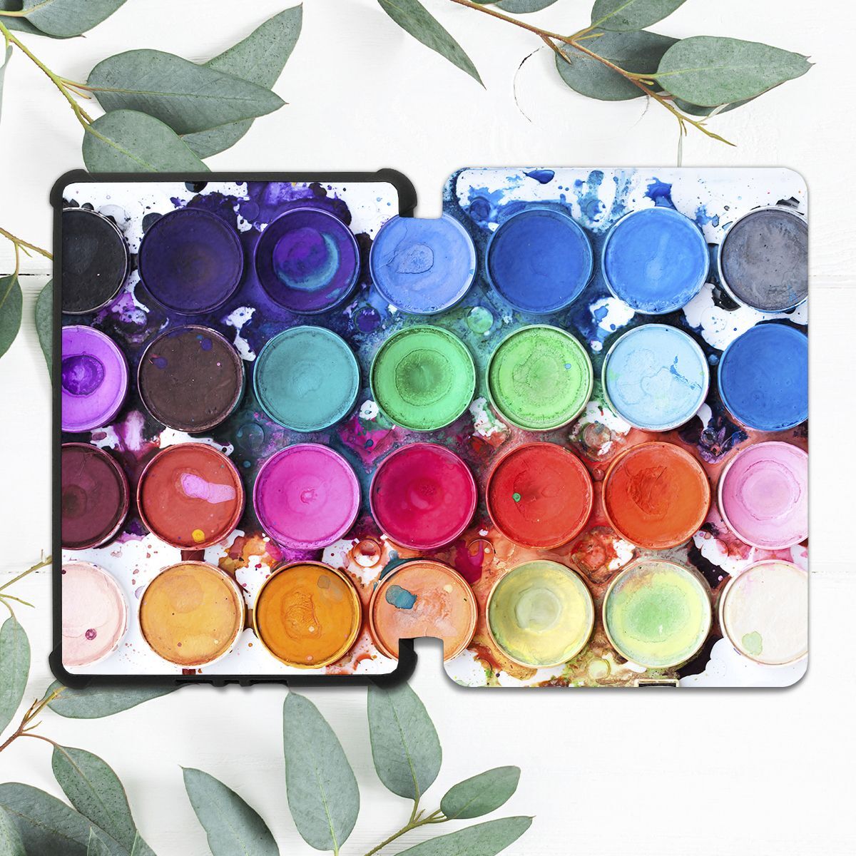 Watercolor Paint Box Palette Case For All-new Kindle 10th Gen Kindle Paperwhite