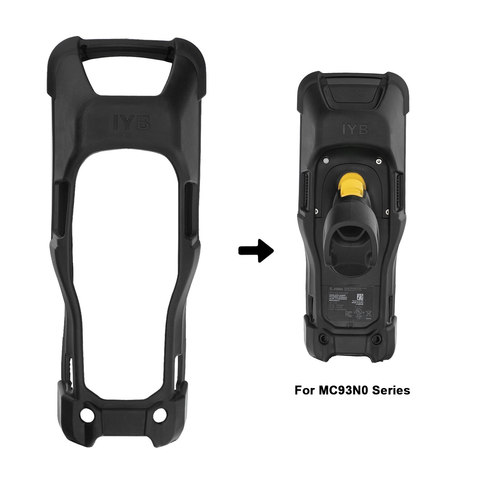 USA Protective Cover Case Hand Rugged Boot For Zebra MC93 MC9300 MC930B MC930P