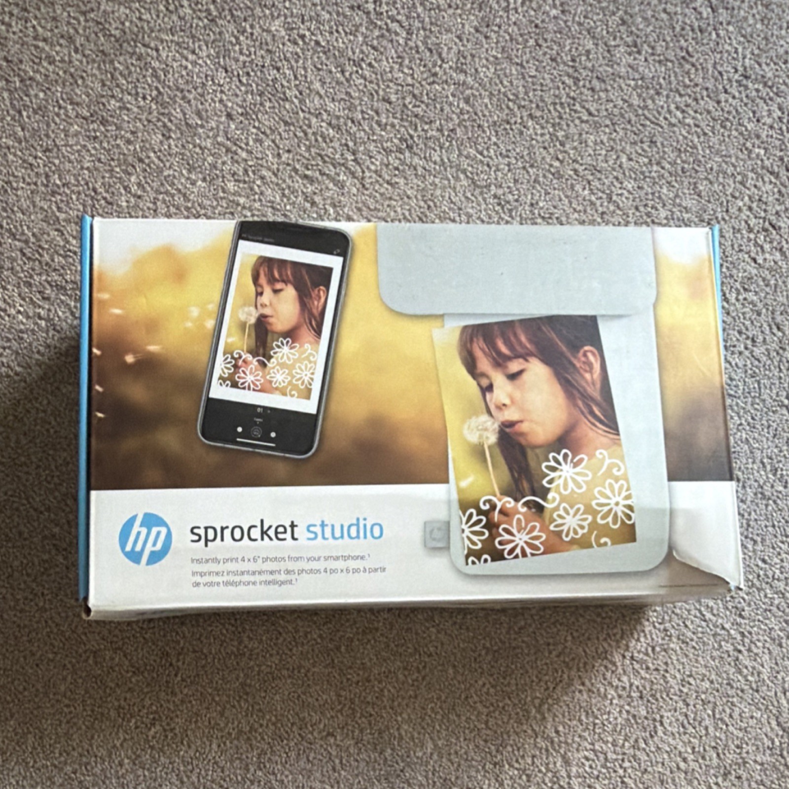 HP Sprocket Studio 4x6 Digital Photo Printer, Dye Sublimation, Bluetooth