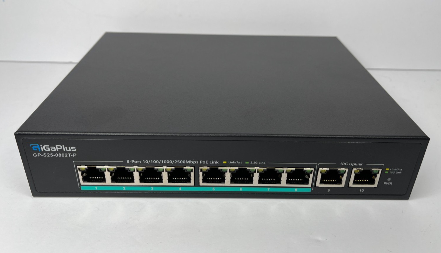 GigaPlus 2.5G Smart Switch Ethernet 10 Port  GP-S25-0802T-