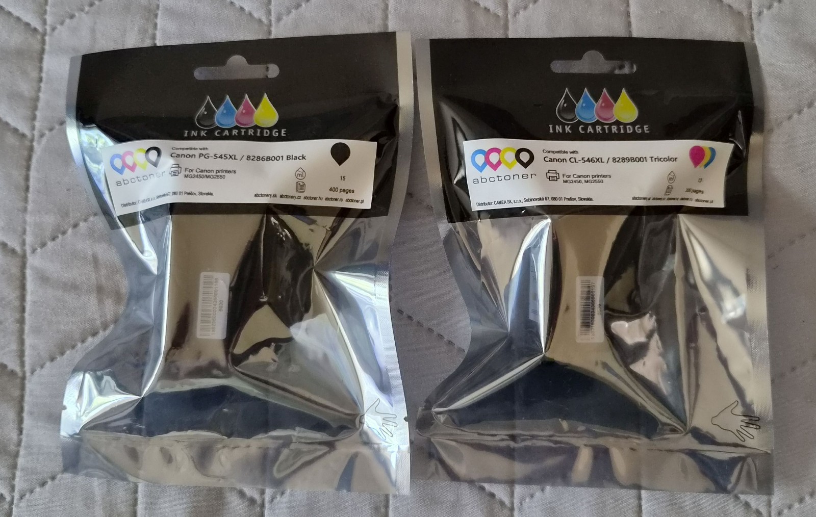 [2x] Canon CL-546XL & PG-545XL Compatible Ink Cartridges New Sealed