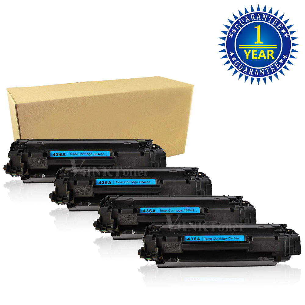 4PK CB436A Toner Cartridge For HP 36A LaserJet P1505 P1505N M1522N M1522NF New