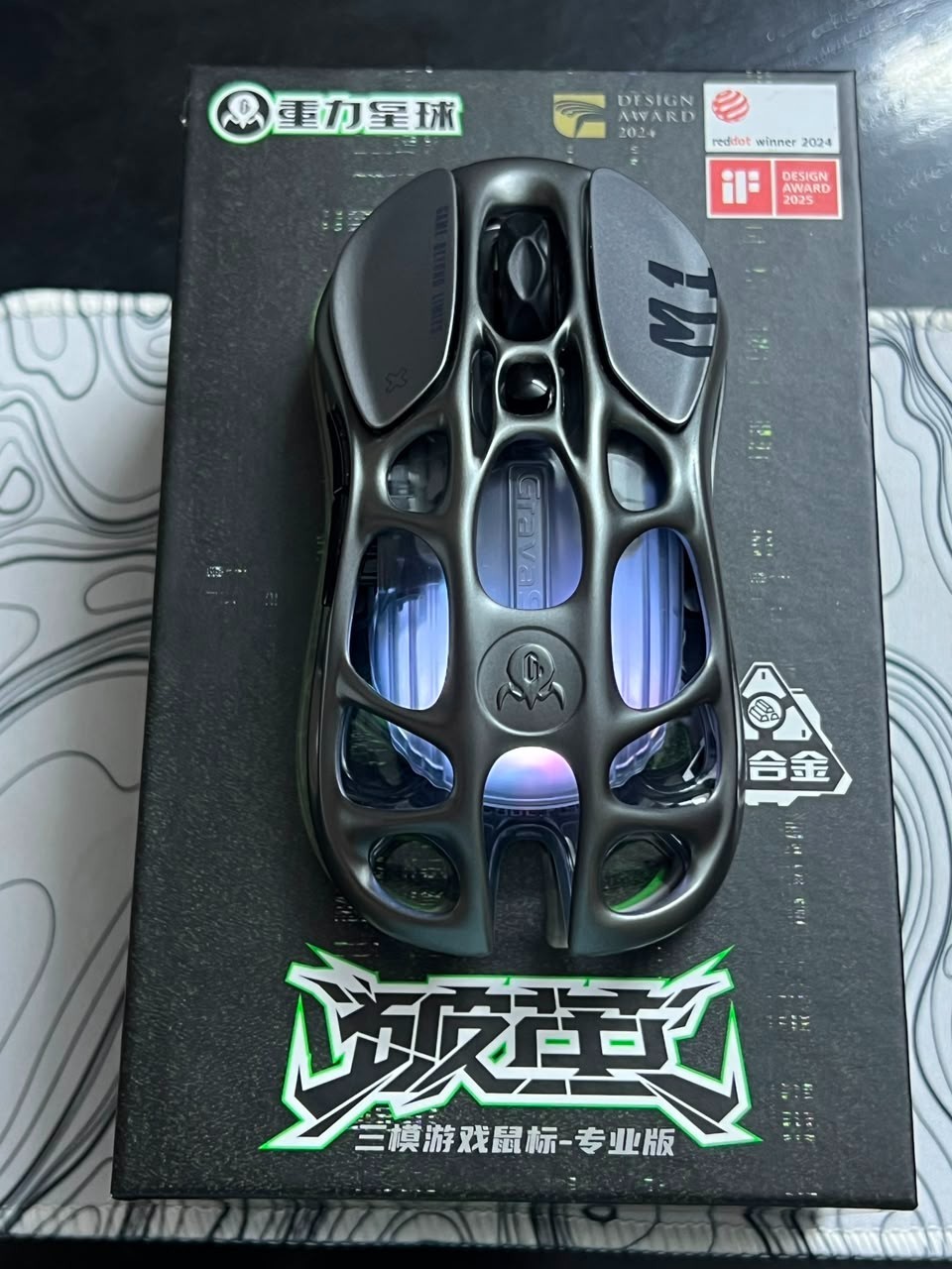 GravaStar MERCURY M1 Pro Wireless Bluetooth RGB Gaming Mouse Mice 26000DPI