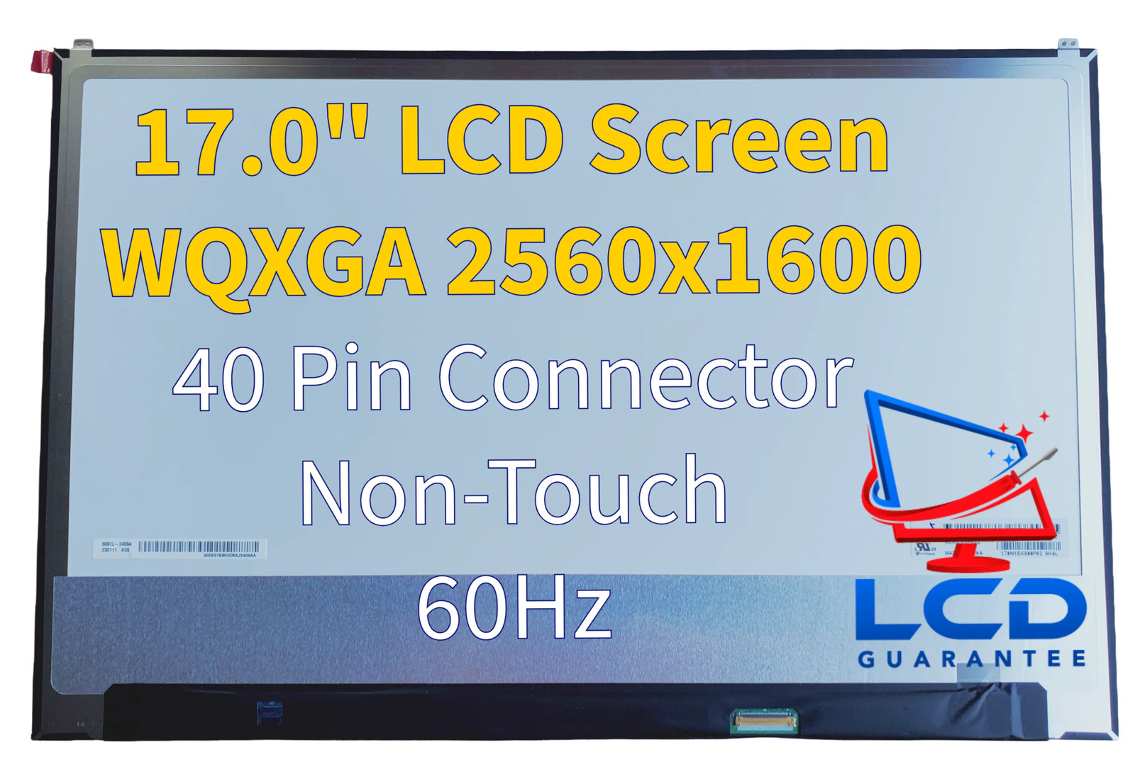LG Gram 17Z95P-K.AAE8U1 17" Non-Touch IPS WQXGA Replacement LCD Screen Panel