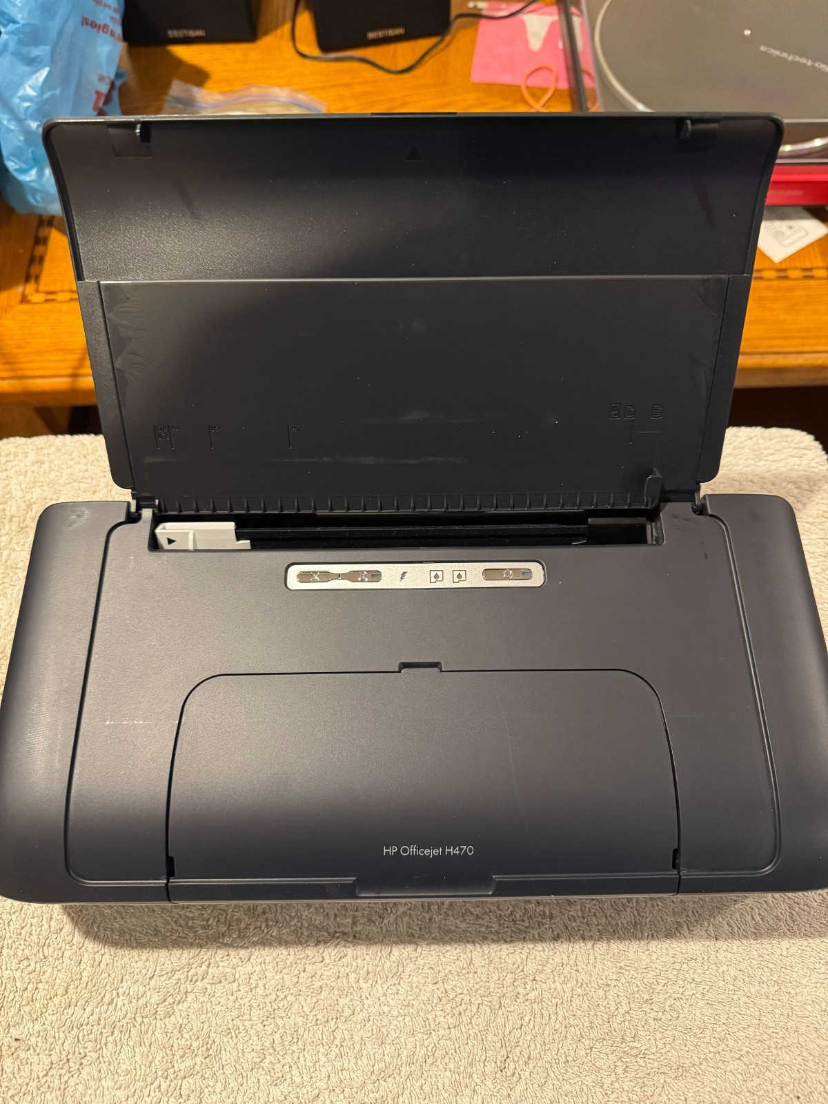 HP OFFICEJET H470 MODEL SNPRC-0705 MOBILE PRINTER WITH CASE