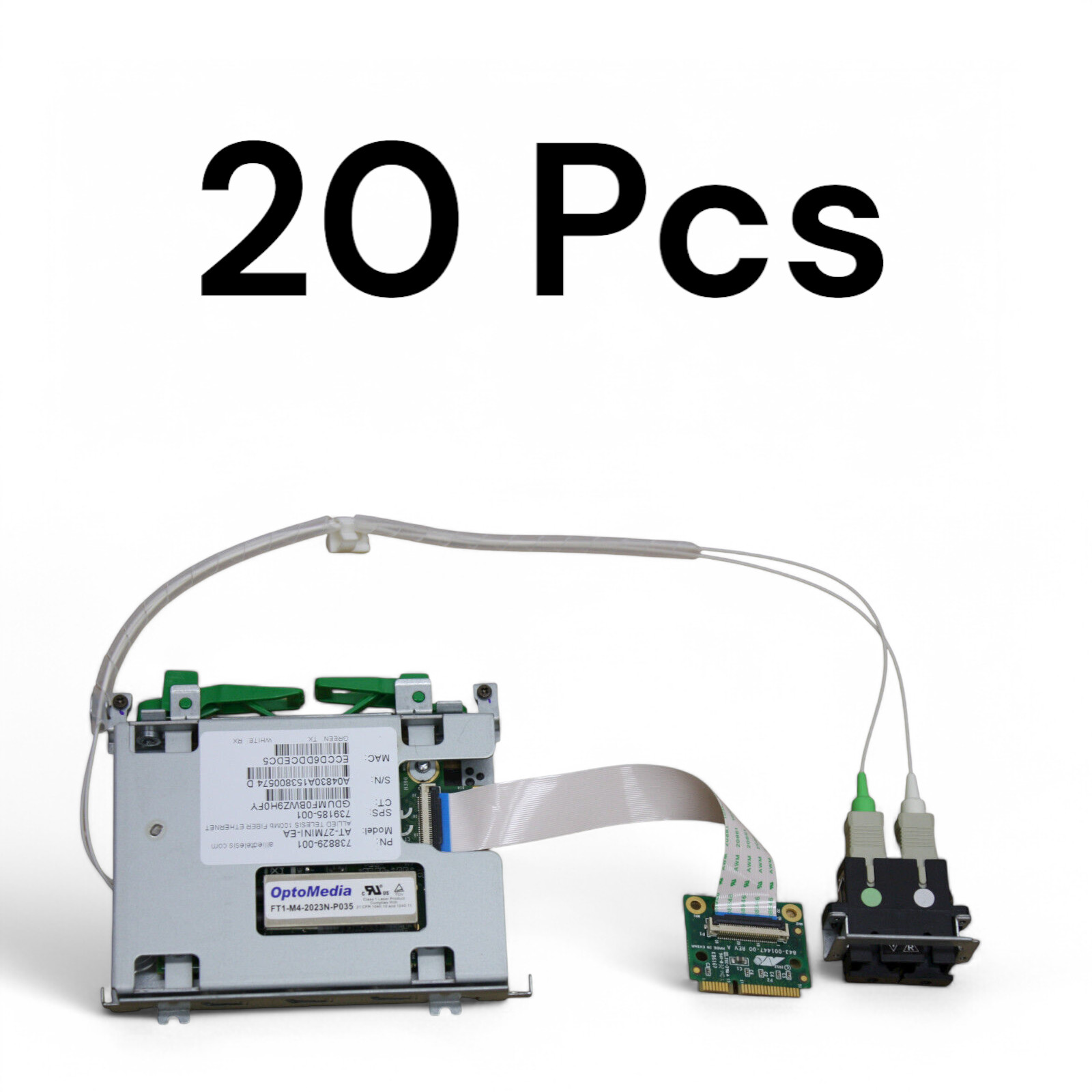 HP T620 PLUS 100MB Fiber Ethernet NIC OptoMedia AT-27MINI-EA 738829 - 20Pcs