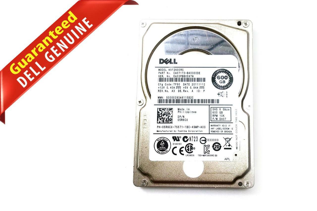 Server HDD 2.5" SAS 600gb 10K Dell R610 R620 R630 R710 R720 R730