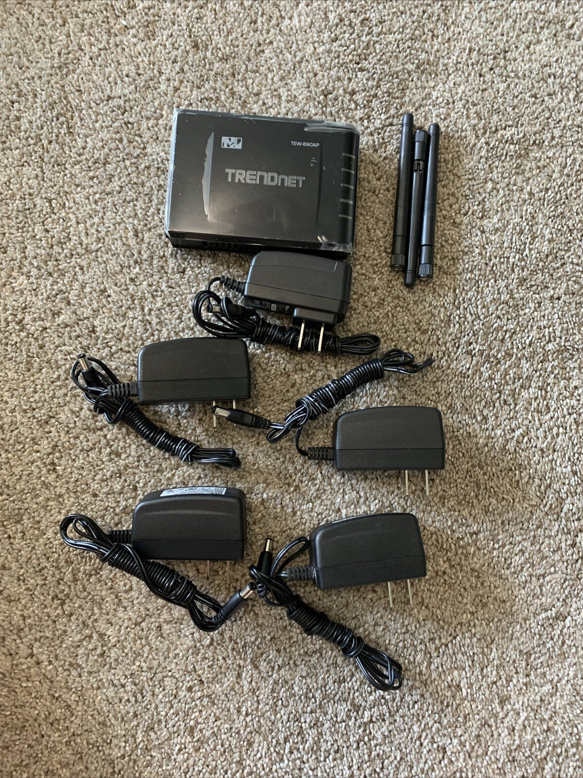 Lot Of 6 TrendNet TEW-650AP 150Mbps Wireless Access Point DVE Switching Adapter