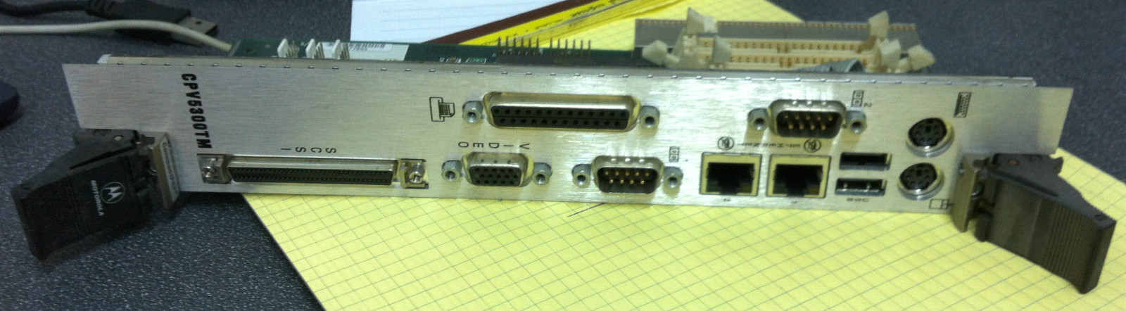 Motorola CPV5300TM REAR I/O TRANSITION cPCI 01-W3472F 01E Module
