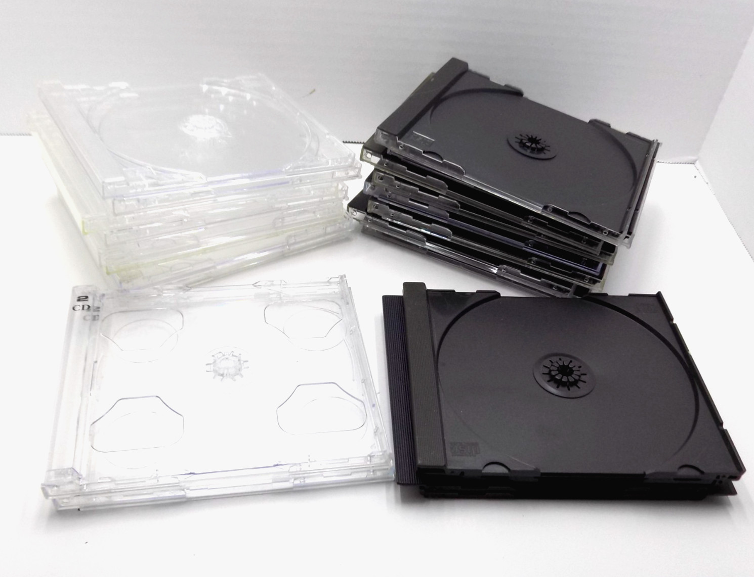 Replacement CD Standard  Jewel Case Parts - Backs & Trays