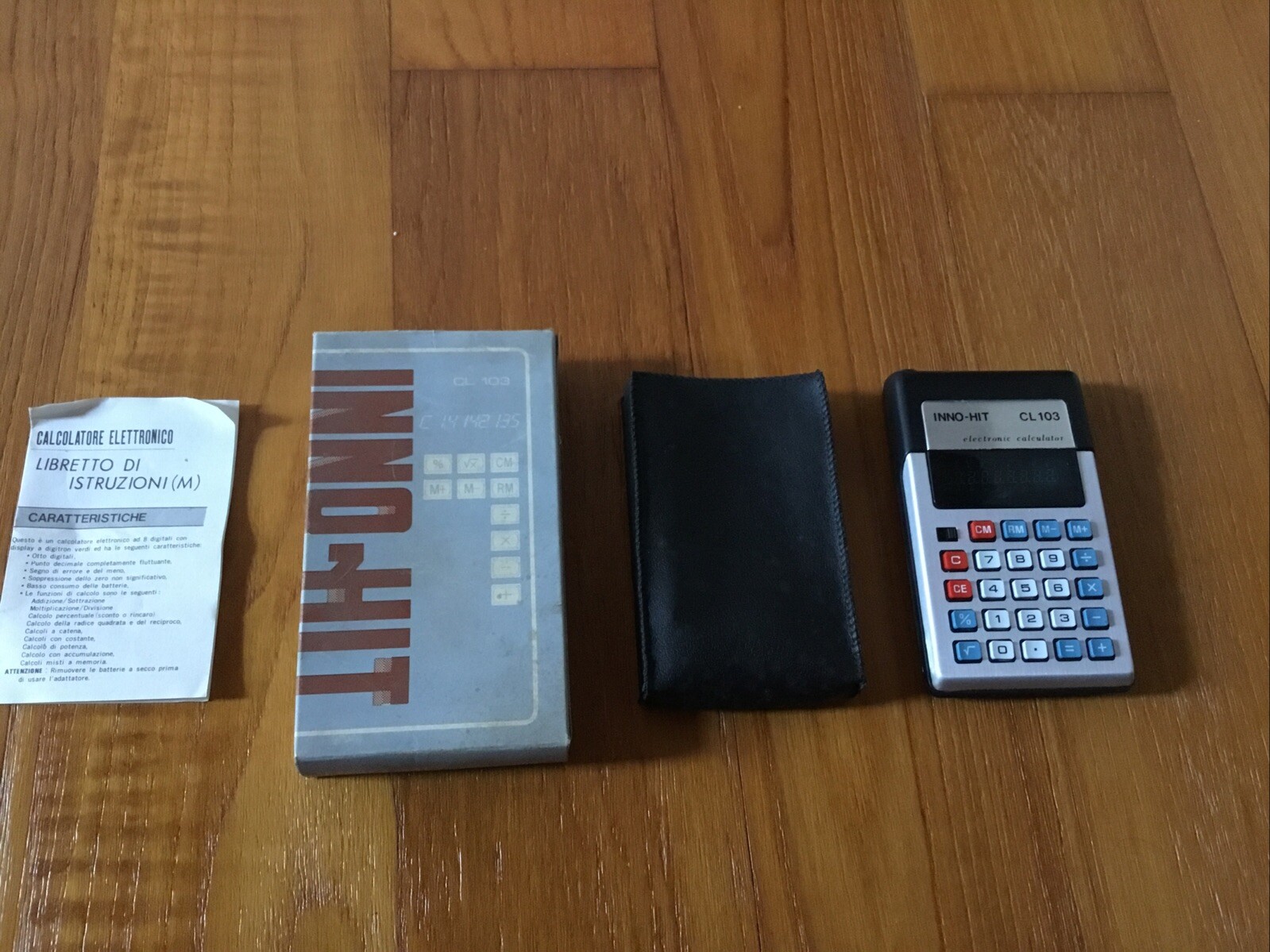 Inno-Hit CL-103 Lcd Calculator Electronic 70s 1980s Calculator New Vintage