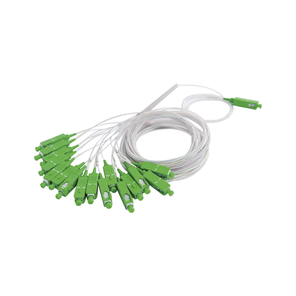 LinkedPRO LPFABPLC1X16AS PLC Splitter 1x16 SC/APC, g657a, 900μm, Input White