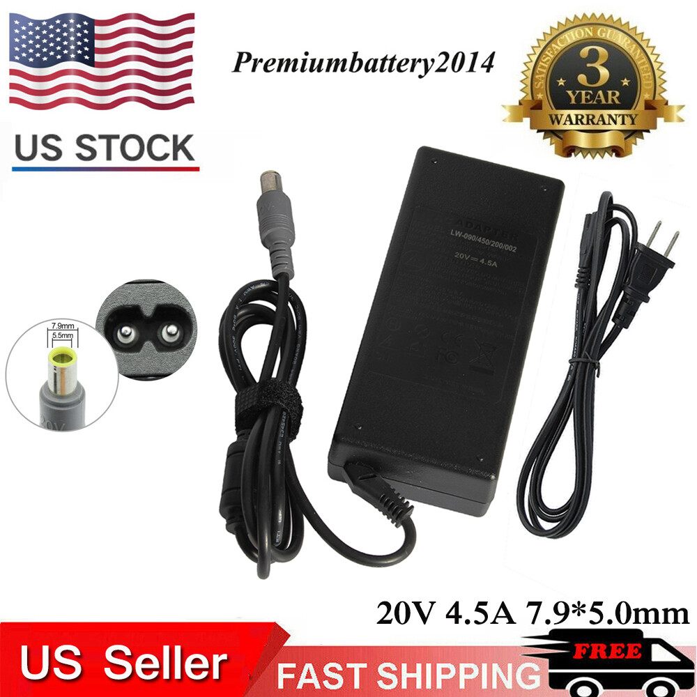 AC Adapter For Lenovo ThinkPad Twist S230u W500 T430u Power Supply Charger 90W